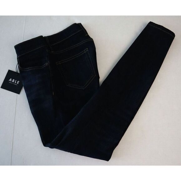 Able x Fashionable Women's Sz 25 The Skinny Carla Dark Wash Jeans - Picture 9 of 10